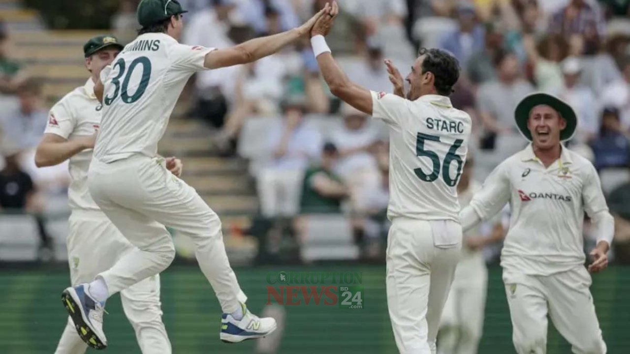 দক্ষিণ আফ্রিকা শুরুর দাপট দেখাল, শেষের তোপে স্টার্কের বোলিংয়ে হোঁচট